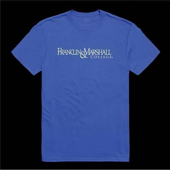 W Republic 516-644-RYL-03 Franklin & Marshall College Diplomats Institutional T-Shirt, Royal - Large