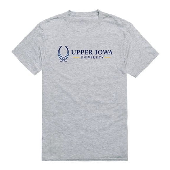 W Republic 516-681-HGY-05 Upper Iowa University Peacocks Institutional T-Shirt, Heather Grey - 2XL