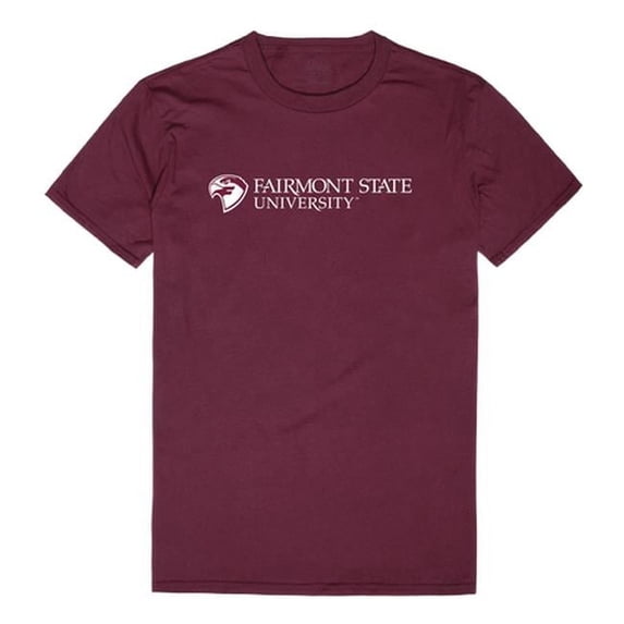 W Republic 516-686-MAR-01 Fairmont State University Falcons Institutional T-Shirt, Maroon - Small