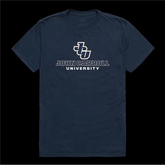 W Republic 516-694-NVY-03 John Carroll Blue Streaks Institutional T-Shirt, Navy - Large