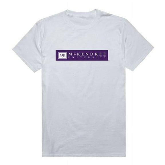 W Republic 516-721-WHT-05 McKendree University Bearcats Institutional T-Shirt, White - 2XL