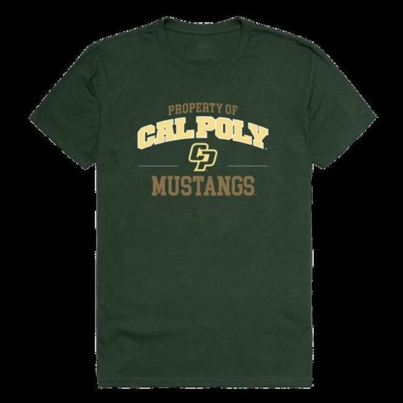W Republic 517-167-FOR-05 California Polytechnic State University Mustangs Property College T-Shirt, Forest - 2XL