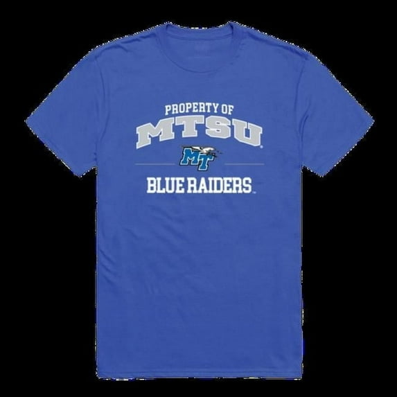 W Republic 517-223-RYL-05 Middle Tennessee State University Blue Raiders Property College T-Shirt, Royal - 2XL