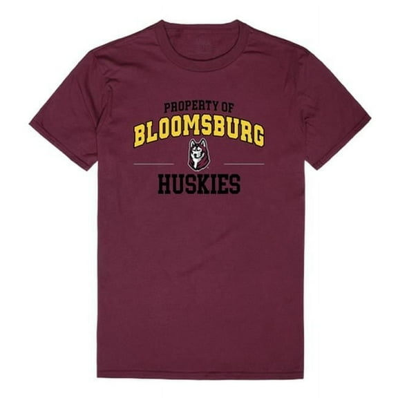 W Republic 517-268-327-02 Bloomsburg University of Pennsylvania Property T-Shirt, Maroon & White 2 - Medium