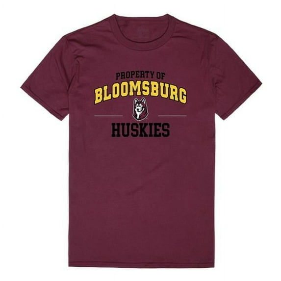 W Republic 517-268-327-03 Bloomsburg University of Pennsylvania Property T-Shirt, Maroon & White 2 - Large