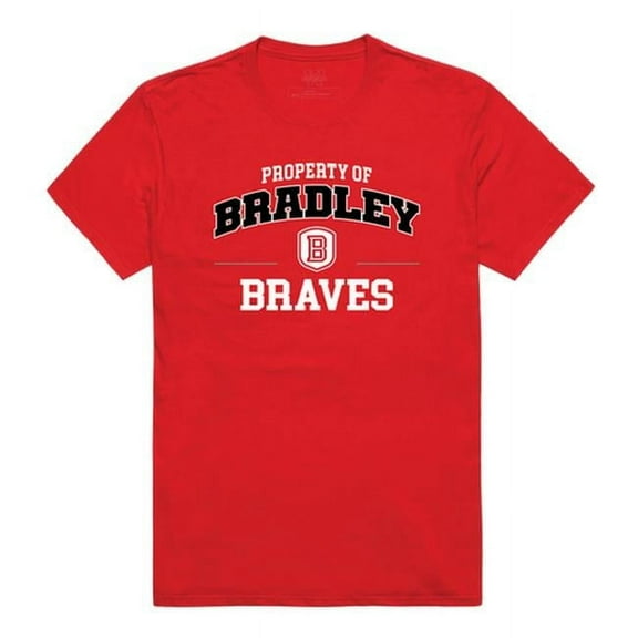 W Republic 517-270-R58-05 Bradley University Property T-Shirt, Red 3 - 2XL