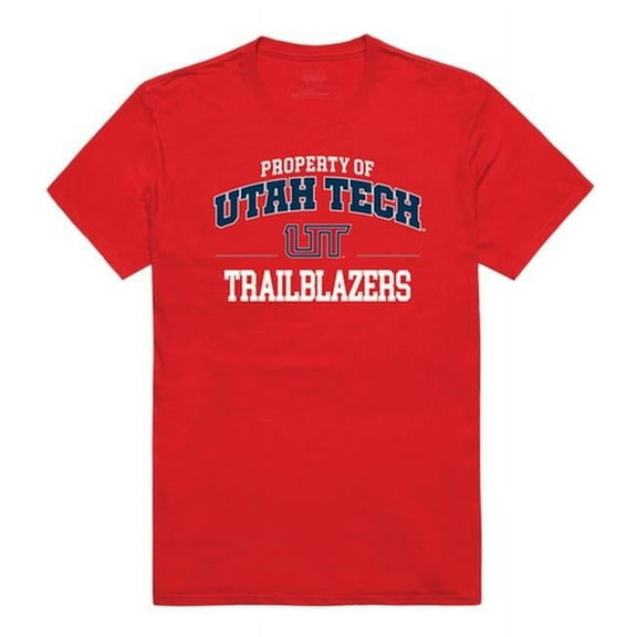 W Republic 517-291-RED-03 Utah Tech University Trailblazers Property College T-Shirt, Red - Large