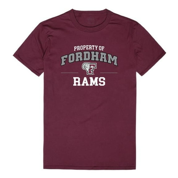 W Republic 517-305-327-05 Fordham University Property T-Shirt, Maroon & White 2 - 2XL