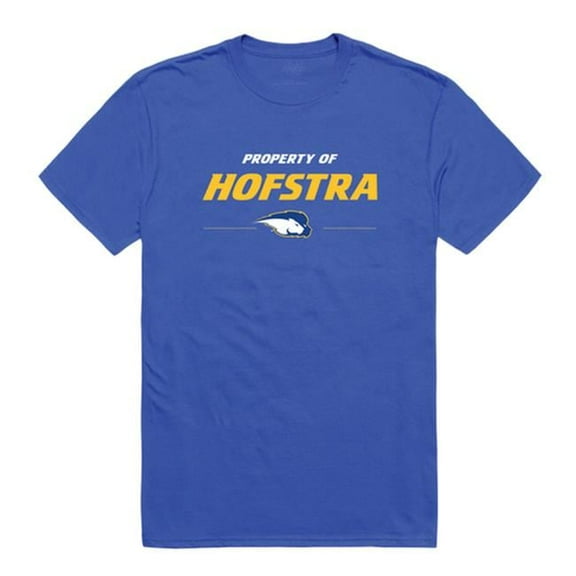 W Republic 517-312-B02-03 Hofstra University Property T-Shirt, Royal Blue 3 - Large