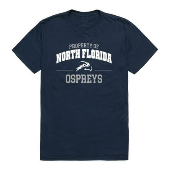 W Republic 517-354-BGT-01 University of North Florida Property T-Shirt, Navy - Small