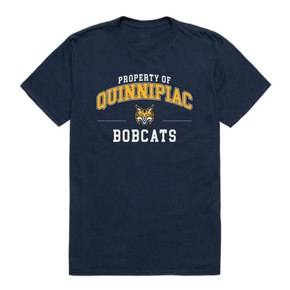 W Republic 517-365-BGT-01 Quinnipiac University Men Property T-Shirt, Navy - Small