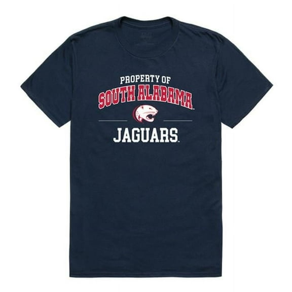 W Republic 517-382-BGT-03 University of South Alabama Men Property T-Shirt, Navy - Large