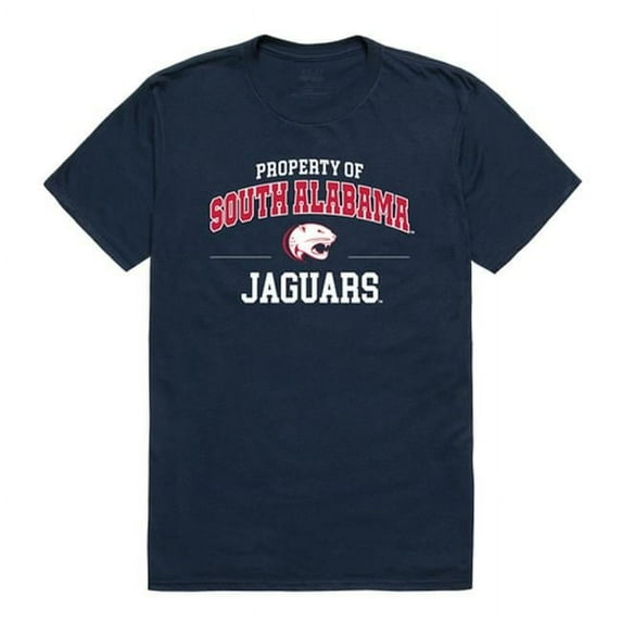 W Republic 517-382-BGT-03 University of South Alabama Men Property T-Shirt, Navy - Large