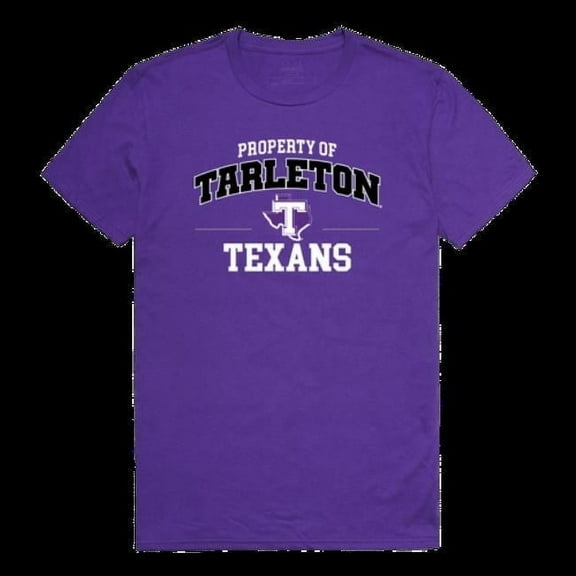 W Republic 517-389-PUR-05 Tarleton State University Texans Property College T-Shirt, Purple - 2XL