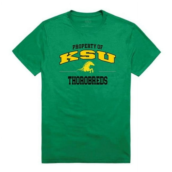 W Republic 517-432-G77-01 Kentucky State University Men Property T-Shirt, Kelly - Small