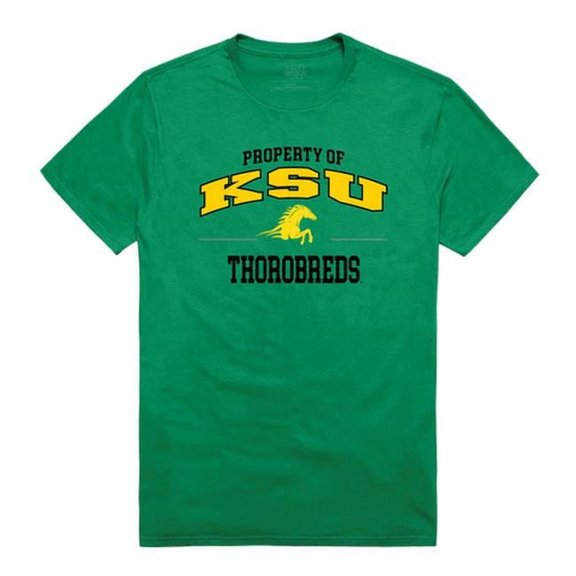 W Republic 517-432-G77-05 Kentucky State University Men Property T-Shirt, Kelly - 2XL