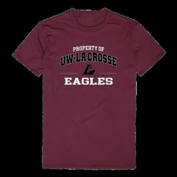 W Republic 517-477-MAR-04 University of Wisconsin-La Crosse Eagles Property College T-Shirt, Maroon - Extra Large