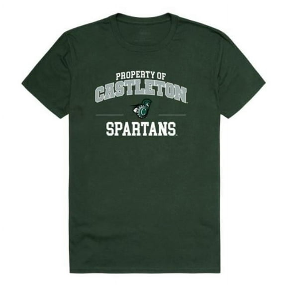 W Republic 517-626-FOR-01 Castleton University Spartans Property College T-Shirt, Forest Green - Small