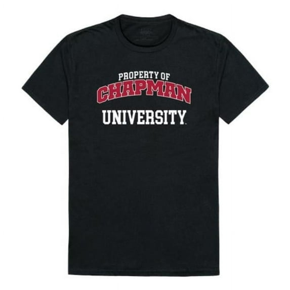 W Republic 517-629-BLK-03 Chapman University Panthers Property College T-Shirt, Black - Large