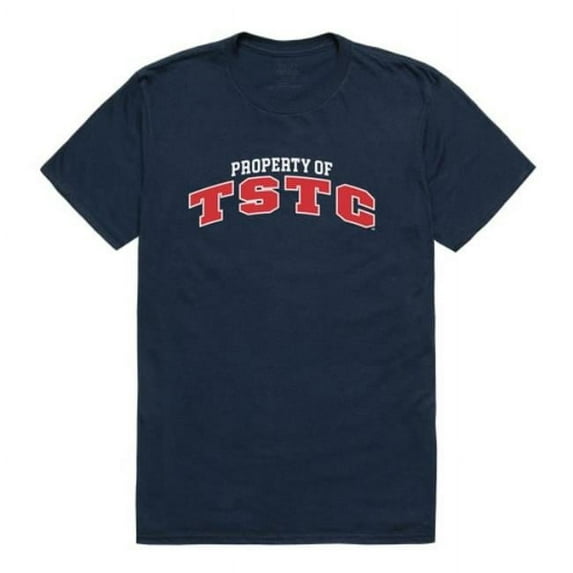 W Republic 517-677-NVY-05 Texas State University Technical Property College T-Shirt, Navy - 2XL