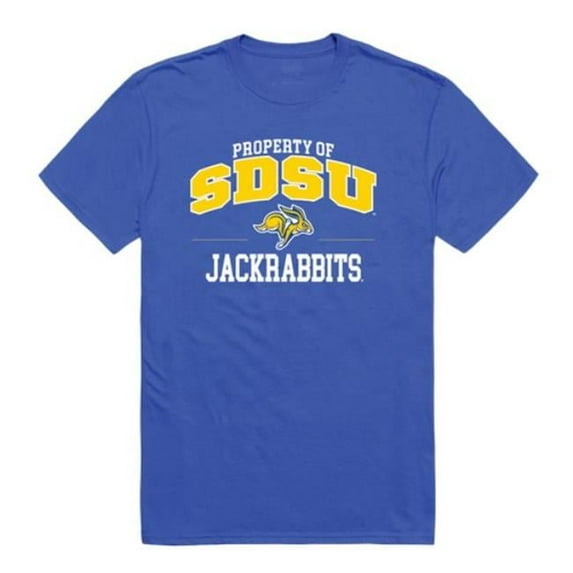 W Republic 517-707-RYL-01 South Dakota State University Jackrabbits Property College T-Shirt, Royal - Small