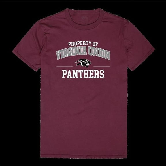 W Republic 517-729-MAR-05 Virginia Union University Panthers Property College T-Shirt, Maroon - 2XL