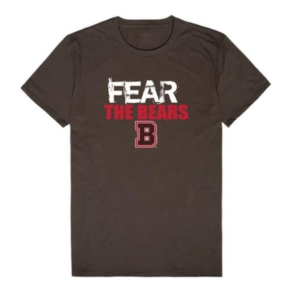 W Republic 518-106-BRN-03 Brown University Bears Fear College T-Shirt, Brown - Large