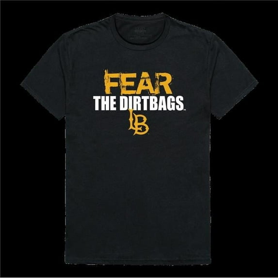 W Republic 518-109-BK2-03 California State University Long Beach Beach Fear College T-Shirt, Black - Large
