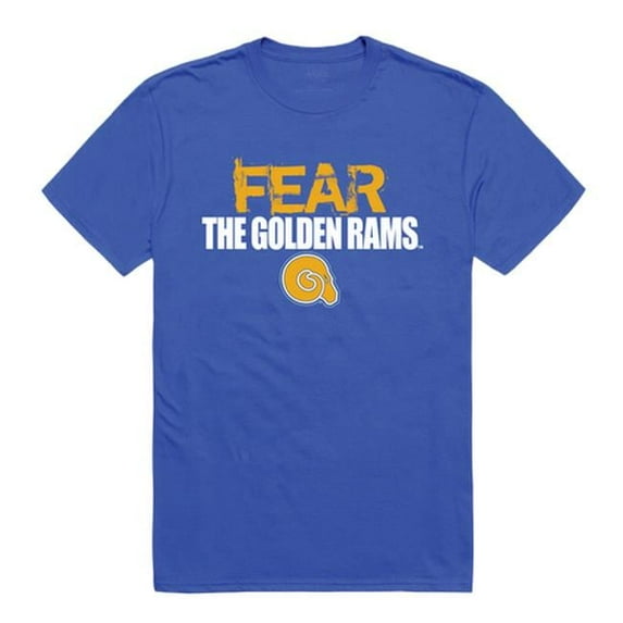 W Republic 518-260-B02-01 Albany State University Men Fear T-Shirt, Royal - Small