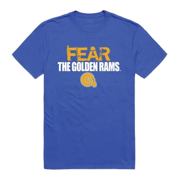 W Republic 518-260-B02-02 Albany State University Men Fear T-Shirt, Royal - Medium