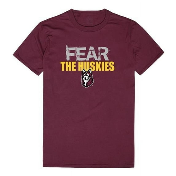 W Republic 518-268-327-04 Bloomsburg University Men Fear T-Shirt, Maroon White - Extra Large