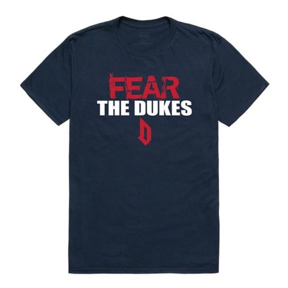 W Republic 518-293-BGT-02 Duquesne University Men Fear T-Shirt, Navy - Medium