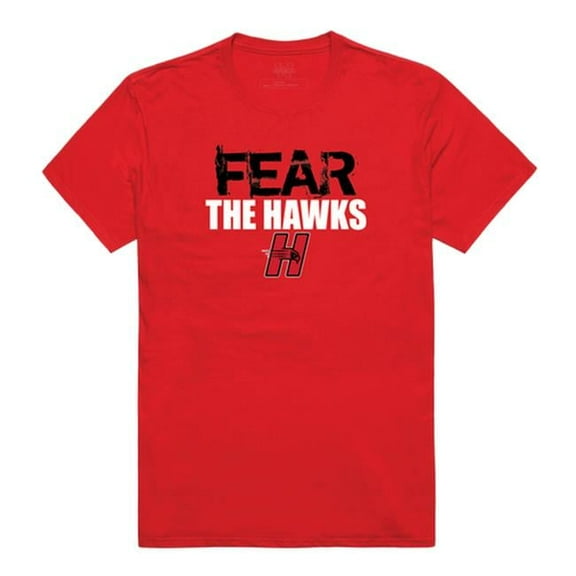 W Republic 518-310-R58-04 University of Hartford Men Fear T-Shirt, Red - Extra Large