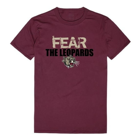 W Republic 518-323-327-02 Lafayette College Men Fear T-Shirt, Maroon White - Medium