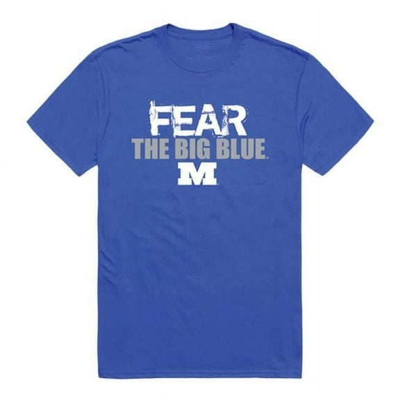W Republic 518-342-B02-04 Millikin University Fear T-Shirt, Royal Blue 3 - Extra Large