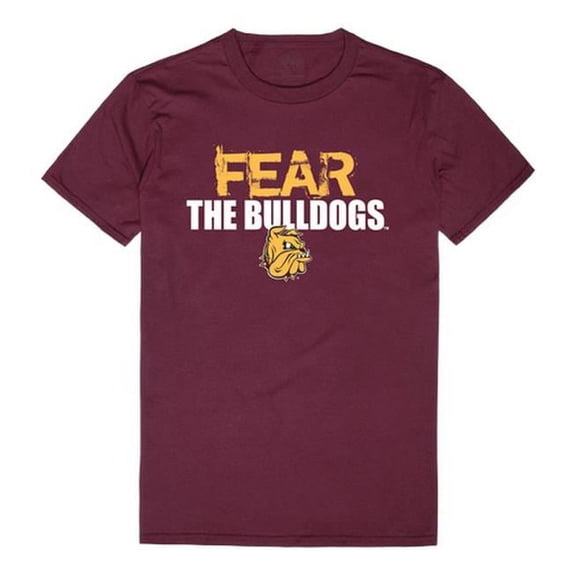 W Republic 518-344-327-04 University of Minnesota Duluth Fear T-Shirt, Maroon & White 2 - Extra Large