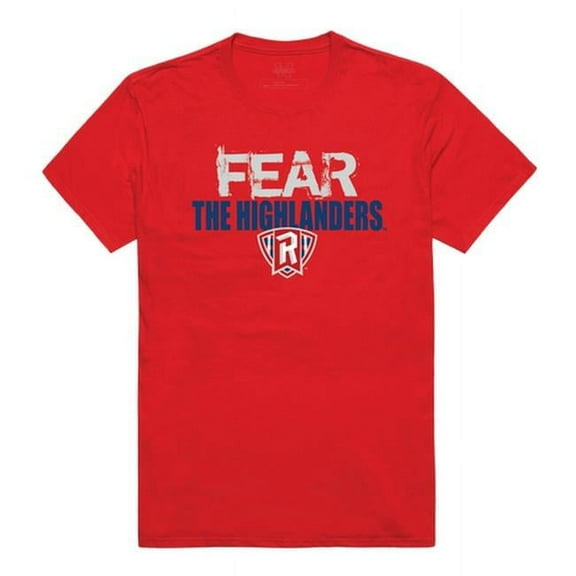 W Republic 518-366-R58-03 Radford University Fear T-Shirt, Red 3 - Large