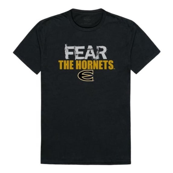 W Republic 518-423-E27-03 Emporia State University Fear T-Shirt, Black & White - Large