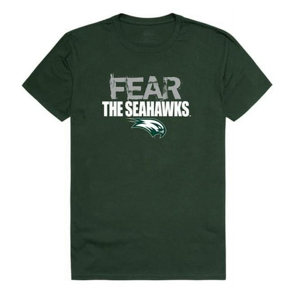 W Republic 518-462-FOR-05 NCAA Wagner College Seahawks Fear T-Shirt, Forest Green - 2XL