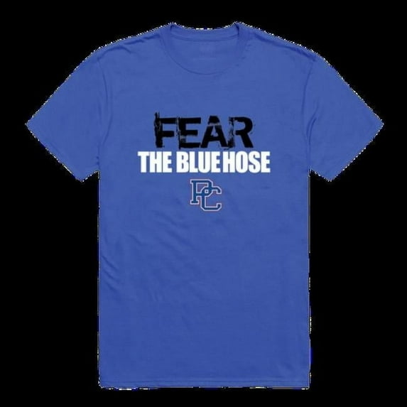 W Republic 518-472-RYL-03 Presbyterian College Blue Hose Fear College T-Shirt, Royal - Large