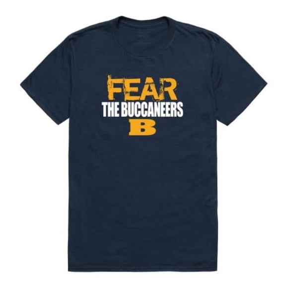 W Republic 518-482-NVY-03 Beloit College Buccaneers Fear T-Shirt, Navy - Large