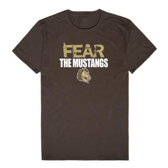 W Republic 518-674-BRN-05 Southwest Minnesota State University Mustangs Fear College T-Shirt, Brown - 2XL