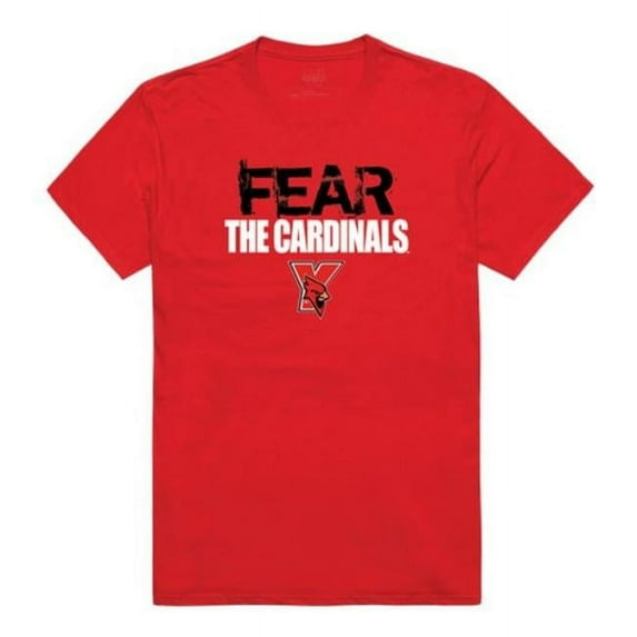W Republic 518-685-RED-04 York College Cardinals Fear T-Shirt, Red - Extra Large