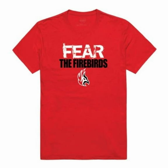 W Republic 518-709-RED-02 Carthage College Firebirds Fear T-Shirt, Red - Medium