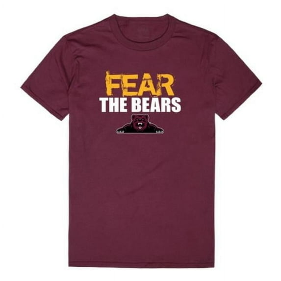 W Republic 518-726-MAR-01 Shaw University Bears Fear College T-Shirt, Maroon - Small