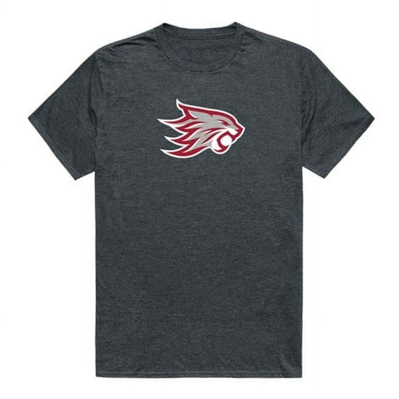 W Republic 519-163-HCH-03 NCAA Cal State Chico Wildcats Cinder T-Shirt, Heather Charcoal - Large