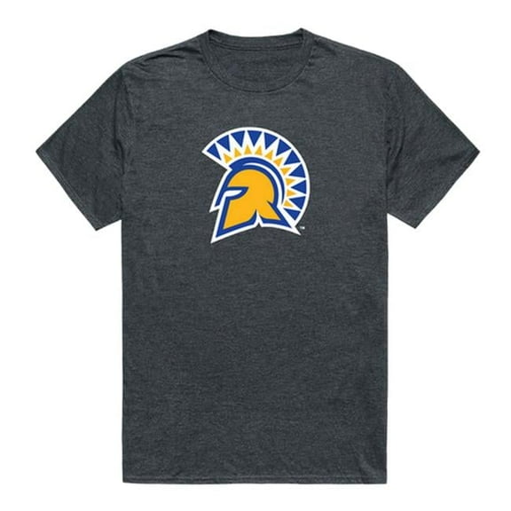 W Republic 519-173-HCH-04 San Jose State University Cinder T-Shirt, Heather Charcoal 2 - Extra Large