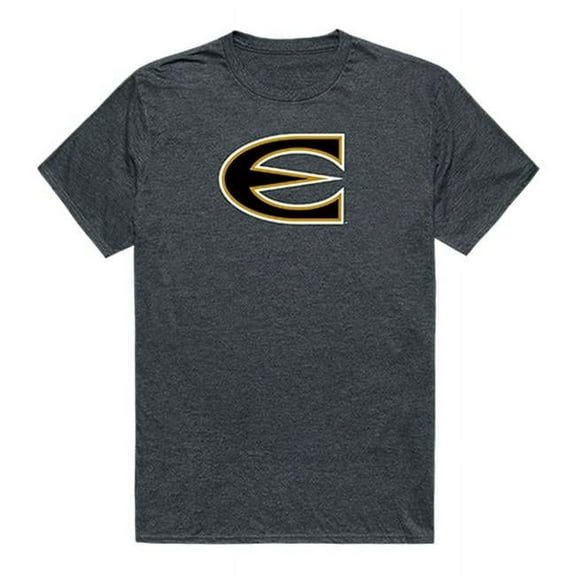 W Republic 519-423-E9C-01 Emporia State University Men Cinder T-Shirt, Heather Charcoal - Small