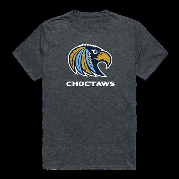 W Republic 519-544-HC2-05 Mississippi College Choctaws Cinder T-Shirt, Heather Charcoal - 2XL