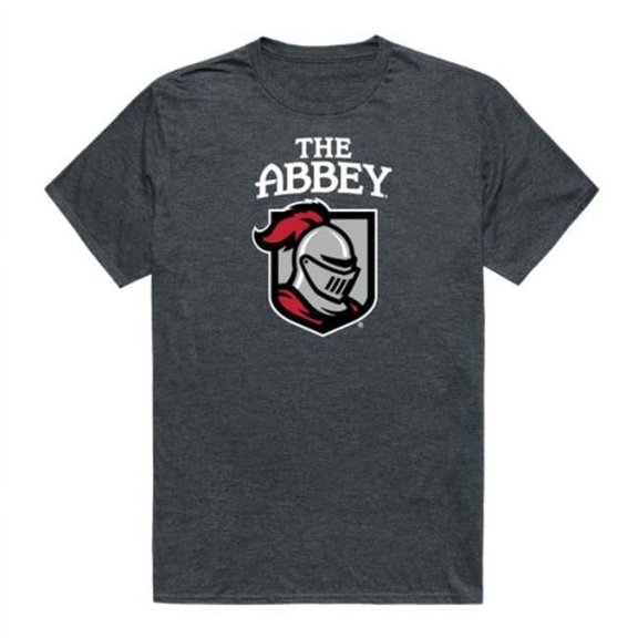W Republic 519-616-HCH-03 Belmont Abbey College Crusaders Cinder College T-Shirt, Heather Charcoal - Large